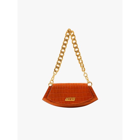 Retro Crocodile Pattern Single Shoulder Stick Bag - Memoo.com